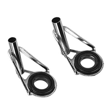 Imagem de Conjunto de pontas de guia de vara de pesca dur¨¢vel de 80 pe?as,kit de reparo de vara de pesca, kit de reparo de ponta de vara, substitui??o de guias de vara de pesca de fundi??o girat¨®ria, anel