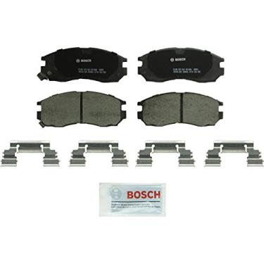 Imagem de BOSCH BC484 QuietCast Conjunto de pastilhas de freio a disco de cerâmica premium - compatível com Chrysler Sebring; Dodge Avenger, Stratus; Eagle Talon; Mitsubishi Eclipse, Galant, Mirage; Plymouth