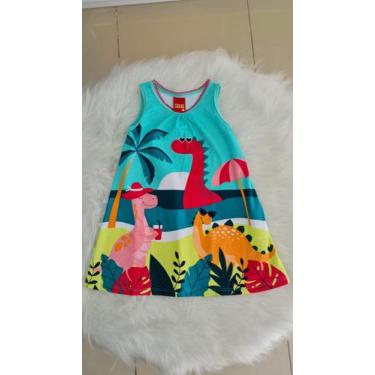 Imagem de Vestido Infantil Feminino Dino Kyly