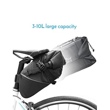 Imagem de Tingpai Bolsa de sela pa bicicleta 3-10L de g nde dade Mountain Road MTB Bicicleta Ciclismo Bolsa de cauda Pacote de zenamento Bicicleta sob o assento