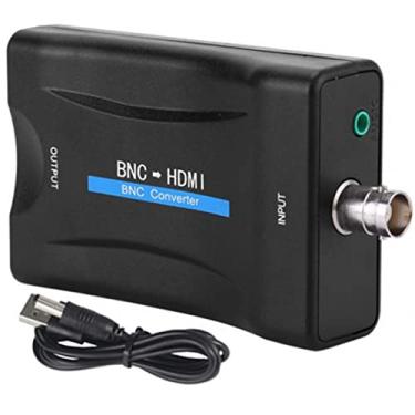 Imagem de Adaptador conversor AB1 BNC para HDMI 1080p/720p HD Display BNC fêmea para HDMI conversor de vídeo caixa adaptador interface de saída HDMI para projetor HDTV HD conector de entrada BNC para câmera AB1