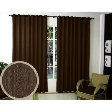 Imagem de Cortina Maya Tecido Rústico 3,00m X 2,80m Campari Textil