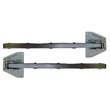 Imagem de Varal Roupa Parede Muro Dobrável Aço 4 Cordas