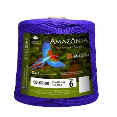 Imagem de Barbante Amazonia 2kg Fio 6 Crochê Tricô