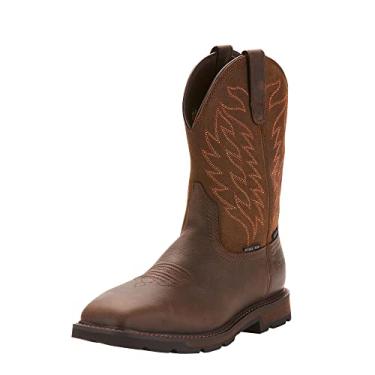 Imagem de Ariat Work Men's Groundbreaker H2O Steel Toe Western Boot, Dark Brown-4, 8 2E US