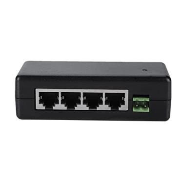 Imagem de Injetor De Fonte De Alimentação PoE Com Cabo AC, DC 9V-48V 4 Portas PoE Adaptador De Alimentação PoE Ethernet Power Support Injector, Para Câmera IP