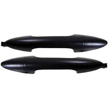 Imagem de PT Auto Warehouse HY-3237P-RP - Maçaneta externa externa externa, preta com primer - par traseiro esquerdo/direito