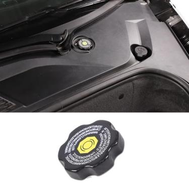 Imagem de Tampa do reservatório do cilindro mestre de freio compatível com Chevrolet Corvette C7 2014 2015 2016 2017 2018 2019 2020 2021 2022 2023 2024 Acessórios Tampa do interruptor de fluido de freio de liga