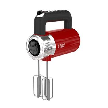 Imagem de Russell Hobbs MX3100RDR Misturador de mão estilo retrô, 4 velocidades + Turbo Boost, vermelho