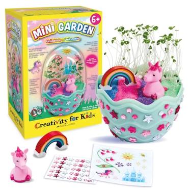 Imagem de Creativity For Kids, Faber-Castell, Mini Jardim Mágico de Unicórnio, Estimula a Criatividade e Curiosidade, para crianças a partir de 6 anos