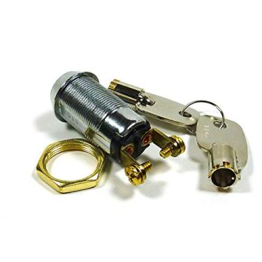 Imagem de Philmore Interruptor liga/desliga de 1,5 cm (5/8"), chave SPST removível liga ou desliga com 2 chaves e porca; 30-10078