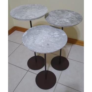 Imagem de Mesa Lateral para Sala de Estar 30cm Norina Marrom