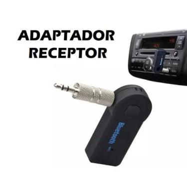Imagem de Adaptador P2 Receptor Bluetooth Usb Pendrive Carro Musica - EMB-UTILIT
