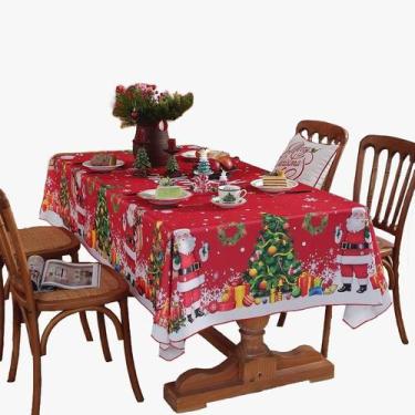 Imagem de Toalha De Mesa Natal Para Jantar Ceia Vários Tamanhos Estampas Sortida