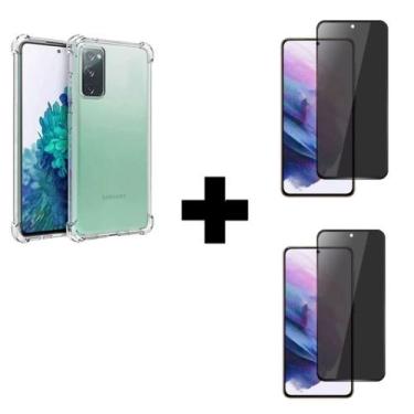 Imagem de 2UN Película 3D Privacidade + 1UN Capa Capinha Para Samsung Galaxy S20