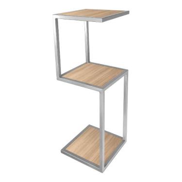 Imagem de Prateleira em S Decorativa P/ Quarto Sala Escritório Sierra - Loja da 