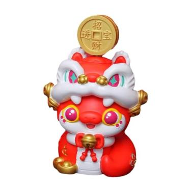 Imagem de Generic Cofrinho de, moeda, cofrinho, estátua de do zodíaco chinês, estatueta de resina, economia de dinheiro para mesa de festa, Halloween, Style a