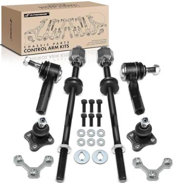 Imagem de A-Premium Conjunto de 6, junta esférica inferior frontal, extremidade interna e externa, compatível com Volkswagen Jetta 1999-2005, Golf 1999-2006, Beetle 1998-2007