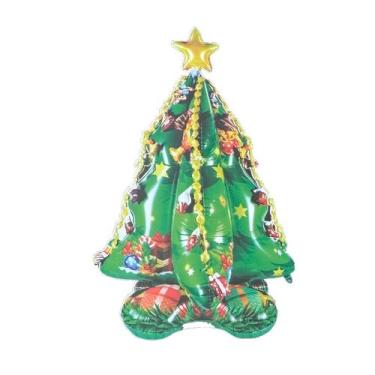 Imagem de Balão de Festa Metalizado 40" 105cm - Arvore de Natal - 1 unidade - Ri
