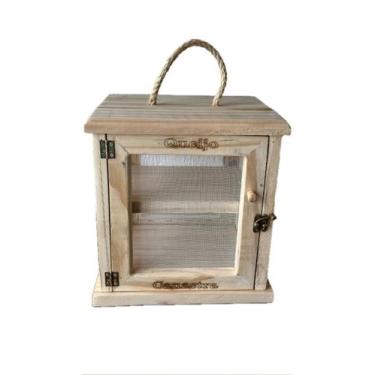 Imagem de Maturador Artesanal Madeira 2 Queijo Com Tela Queijeira - VERDE LAVRAS