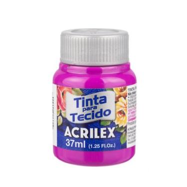 Imagem de Tinta Para Tecido 37 ML Acrilex Fosca Pintura Artesanato - Metallica A