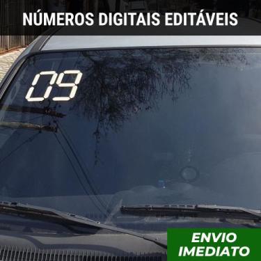Imagem de 100 Pares de Adesivos - Ano De Fabricação De Carro - Branco P - Adesiv