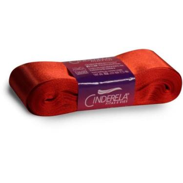 Imagem de Fita de Cetim 38MM 10M Vermelho Paixão - Fitas Cinderela