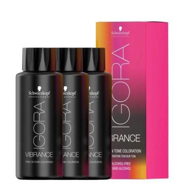 Imagem de Schwarzkopf Igora Vibrance 3x 3/0 Castanho Escuro, UNICA