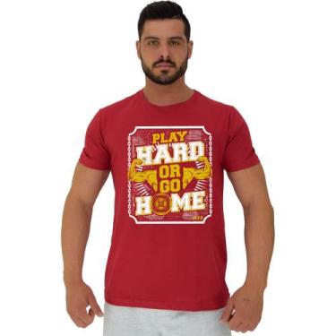 Imagem de Camiseta Tradicional Manga Curta MXD Conceito Play Hard Or Go Home Jog