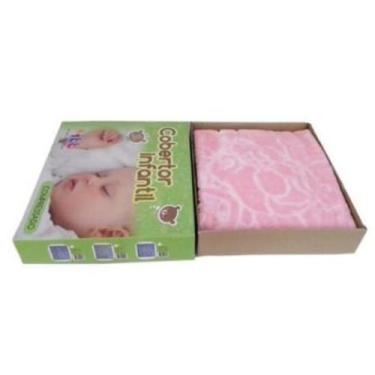Imagem de Cobertor Infantil Antialérgico Compressado Rosa+1bb  - Dardara, Rosa