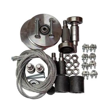 Imagem de Kit Portão Basculante 3 Polegada Completo Para Montagem - JF Usinagens