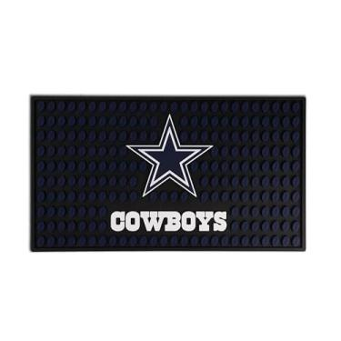 Imagem de The Memory Company Tapete de bar oficialmente licenciado pela NFL - borracha antiderrapante resistente, para bancada e bar doméstico, grande 48 cm x 28 cm