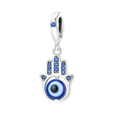 Imagem de Amuletos de Trevo Verde para Pulseira de Prata Esterlina 925 - Acessór