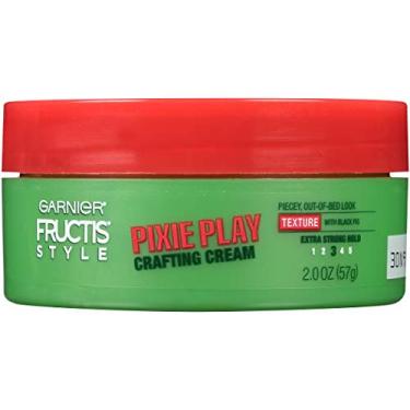 Imagem de Garnier Fructis Style Pixie Play Crafting Cream, Todos Os Tipos de Cabelo, Oz. (A Embalagem Pode Variar) Textura 2 Onças 2,0 Onças