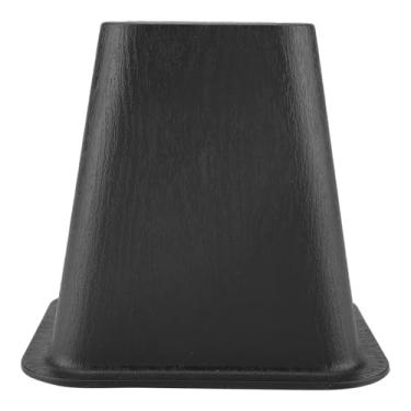 Imagem de Conjunto de Elevadores de Móveis Pretos Com 4 Elevadores de Cadeira de Cama Fortes para Maior Suporte de Mobilidade de Espaço de Armazenamento