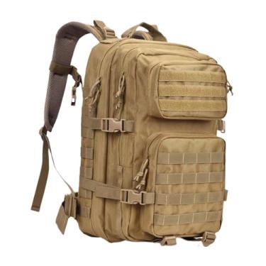 Imagem de Vaveren Caminhadas mochila alça ajustável náilon portátil para homens grande capacidade para caça mochila sobrevivência trekking 42l