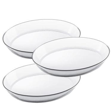 Imagem de 3 Assadeiras Oval Clássica Marinex 4L - Nadir Figueiredo