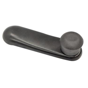 Imagem de Manivela Reguladora Do Vidro Preta Metal Porta Dianteira E Traseira La