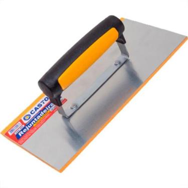 Imagem de Desempenadeira Aco Castor Com Borracha Rejuntadeira 10 X 24Cm - 223