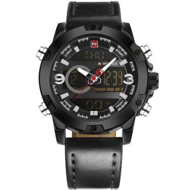 Imagem de Relógio esportivo masculino de pulso impermeável digital - NAVIFORCE, 