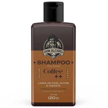 Imagem de Shampoo para Barba Coffee ++ Auxilia o Crescimento 120mL Don Alcides