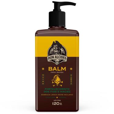 Imagem de Balm para Barba Lemon Bone Siciliano Cítrico Refrescante 120g Don Alcides