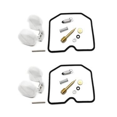 Imagem de Kit de reparo de carburador junta de agulha flutuante e boia de óleo para Kawasaki Eliminator 250 EL250 ZL600 ZL900 EL ZL 250 600 900 A B (2 conjuntos)