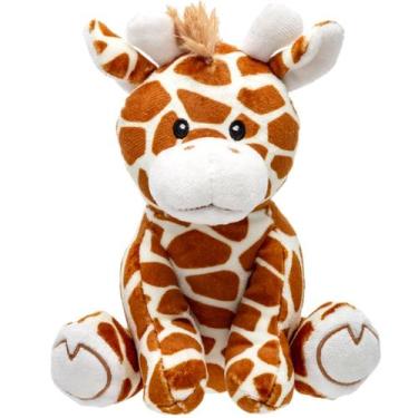 Imagem de Girafinha de Pelucia Infantil Amiguinhos da Selva - 19705 Buba