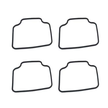 Imagem de Kit de reparo de carburador Válvula de agulha flutuante junta de parafuso de ar diafragma de êmbolo para motocicleta de cilindro único CB400SS (4 juntas)