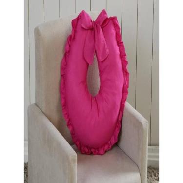 Imagem de Almofada de Amamentação para Amamentar com Babado para Menina e Menino