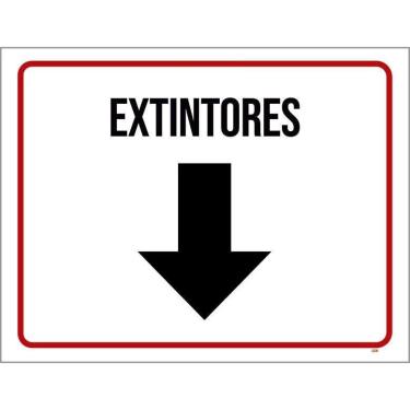 Imagem de Placa Sinalização - Identificação Extintores 36X46