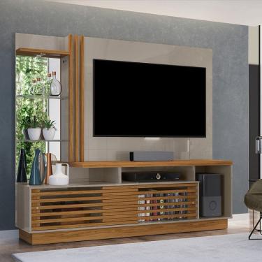 Imagem de Home Theater Frizz Plus para TV de até 60 polegadas - fendi / natural - Madetec