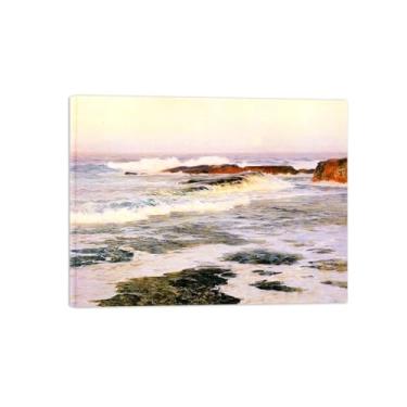 Imagem de Reprodução de pintura famosa arte de parede em tela para sala de estar - imagem de arte clássica - Impressão noturna de pérola em tela - pronto para pendurar tela embrulhada 20 x 25 cm