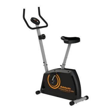 Imagem de Bicicleta Ergométrica Athletic Magnetron 1040BV até 150 kg Cinza 03937